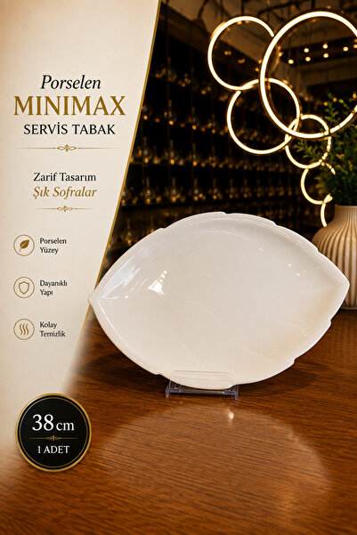 Paşabahçe Porcelain Minimax 38 cm Service Plate