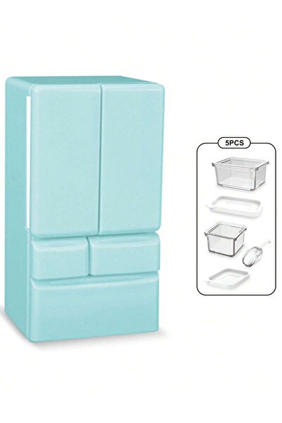 Choice1 SKY BLUE Party Decor Miniature Fridge - Double Door Tiny Refrigerator...