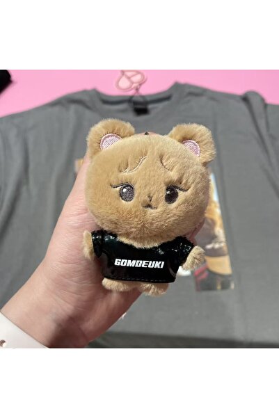 Choice4 E Kpop Idol Cute Plush Keychain Kawaii Cartoon Bag Charm Fan Merch Gi...