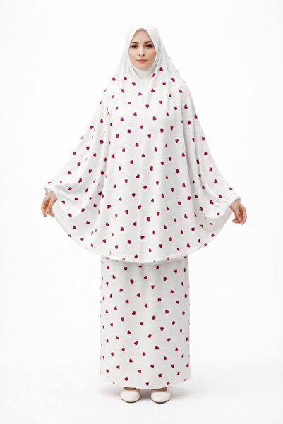 ALDAIYR Two-Piece Women's Embroidered Prayer Dress