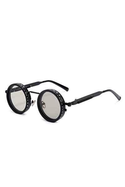 Choice5 Black no Case Punk ND9 Anti-UV Sunglasses Round Retro Adjustable Dimm...