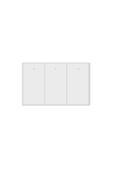Choice1 White 3-Gang Zemismart Zigbee Push Wall Light Switches Work with Tuya...