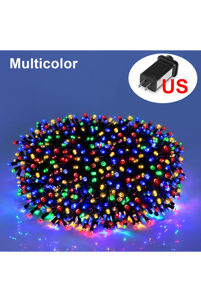 Choice 10M 100LEDs RGB 110V USA Plug Colorful/Warm Fairy String Lights 10M-10...