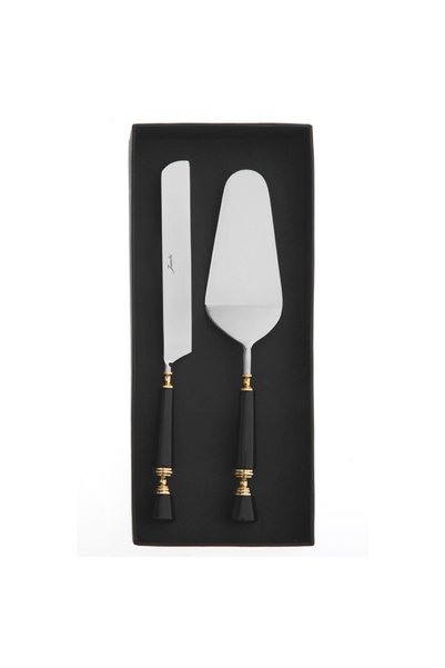 Jumbo Black 2 Parça Pasta Servis Seti