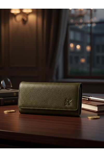 DEERDERİ Saturn Genuine Leather Wallet Father's Day Gift