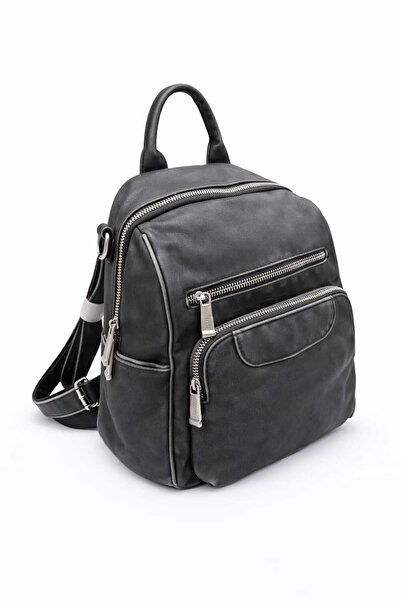 WİKİDAYS.S MODA TRENDİ Backpack Black Medium Size Daily Stylish Unisex
