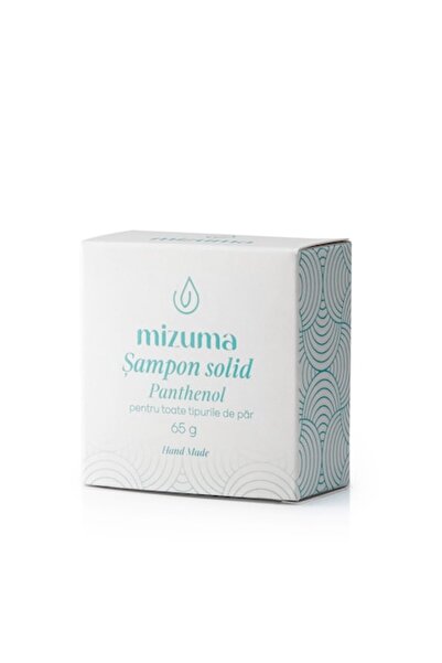 mizuma Șampon solid cu Pantenol pentru păr uscat și fragil, 65g