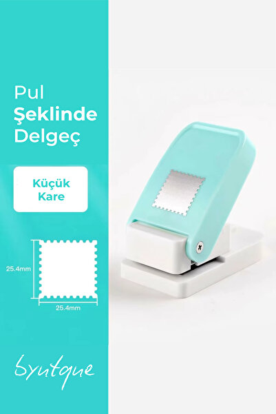 byutque Küçük Kare Pul Şeklinde Delgeç Bullet Journal Scrapbooking Malzemesi ...