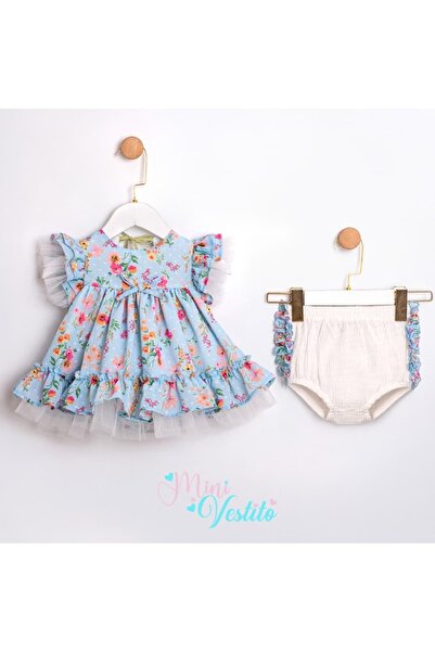 MiniVestito Spring Breeze Floral Patterned Baby Set 👗 👗