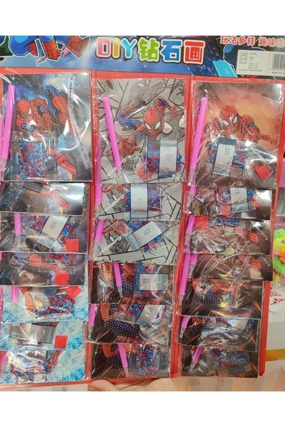 senacacollection Spidermen Elmas Dizme Boyama Seti 1 ADET