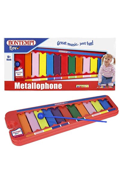 Feyza Oyuncak Bontempi Renkli Metal Ksilofon Müzik Aleti | Eğitici Çocuk Oyun...