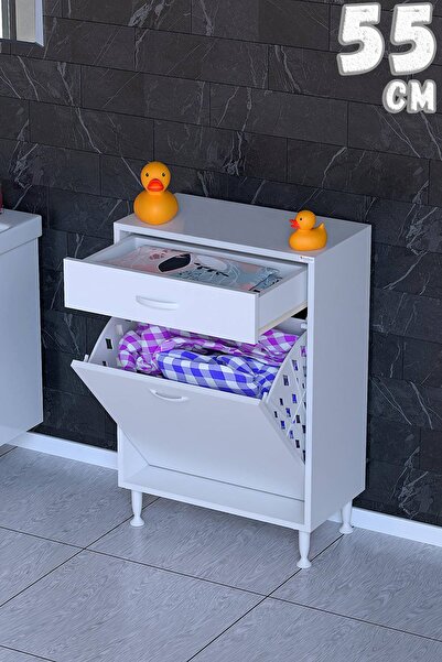 Modilayn 1 Çekmece, Kirli Sepetli, Çok Amaçlı Banyo & Mutfak Dolabı (14 Farkl...