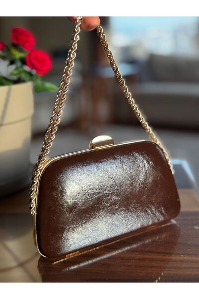 Blacktavern ΤΣΑΝΤΑ ΓΙΑ ΒΡΑΔΙΝΟ ΦΟΡΕΜΑ, ΥΛΙΚΟ ΛΑΜΠΕΡΟΥ ΔΕΡΜΑΤΙΝΟΥ ΤΥΠΟΥ, ΑΛΥΣΙ...