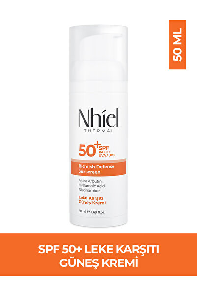 Nhiel Thermal Leke Karşıtı Güneş Kremi SPF 50+ PA++++ 50 ml (Yeni Nesil Filtr...