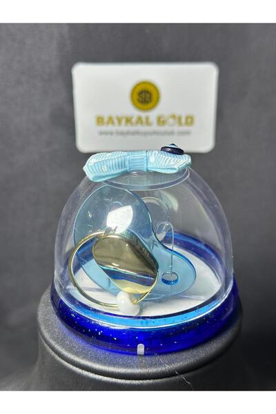 baykal kuyumculuk 14 Ayar Altın Emzik Modeli Bebek Doğum Hediyesi Ömürlük 1.6...