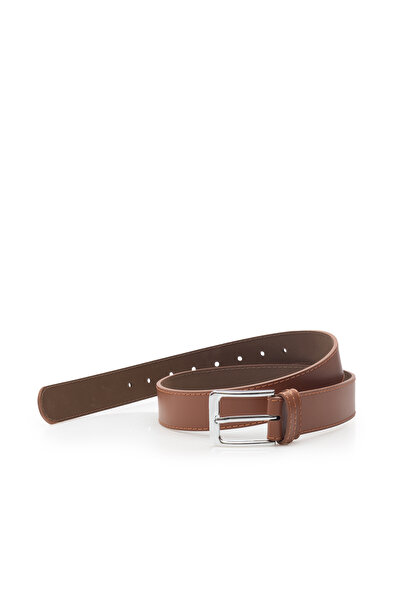 UrbanShoes Curea barbati din piele naturala - Cognac 3.5 cm