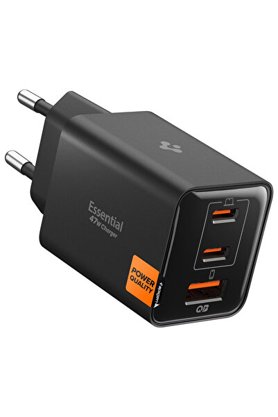 Spigen - Wall Charger Essential EE473EU (ACH09465) - USB, 2x Type-C, Fast Cha...