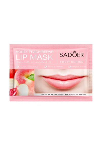 SADOER Ενυδατική Μάσκα Χειλιών με Μέλι και Ροδάκινο – Εντατική Επανόρθωση, Βα...