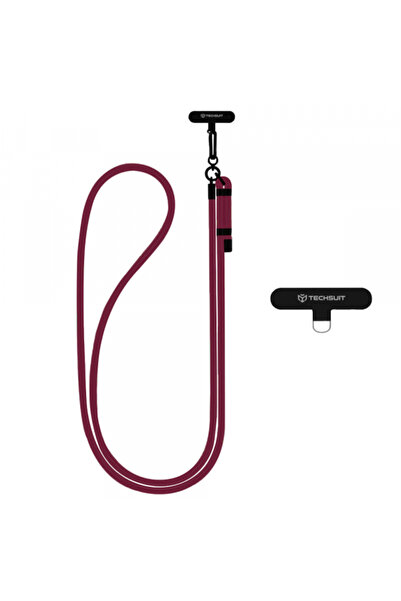 Techsuit Telephone Cord RCS1-28, Dark Red