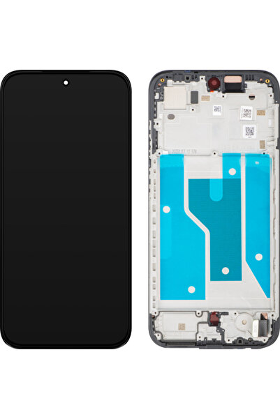 Motorola Display cu touchscreen Moto G77/ G67, cu ramă, Negru (Pantone Black ...