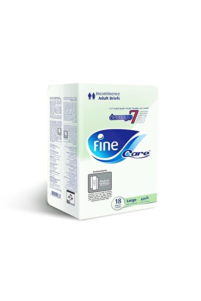Fine Care فاين كير حفاضات كبار السن مقاس كبير - 18 قطعة