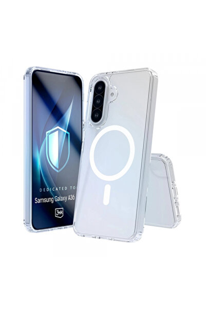 3MK MagSafe калъф за Samsung Galaxy A36 A366, 3mk, Armor Magcase, Прозрачен