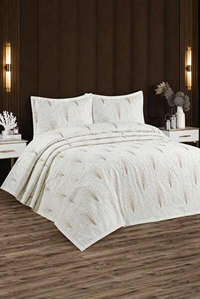 Hig Store Mihrimah Μοντέρνο Σετ Κάλυμμα Κρεβατιού/Κουβερλί 3 τεμαχίων από Σεν...