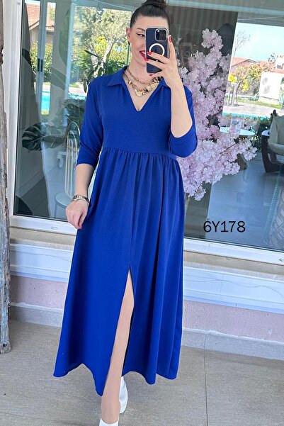 İnce Topuk Φόρεμα Aerobin με λαιμόκοψη V 6y178