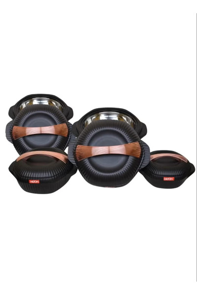 Milton Food Storage Container Set (4 Pieces) Plastic and Steel - Various Sizes 500ml, 1000ml, 1500ml, 2500ml