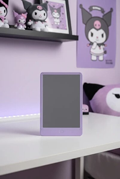 SANRIO Lisanslı Kuromi LCD Çizim Tableti – Eğitici Renkli Yazı ve Çizim Table...