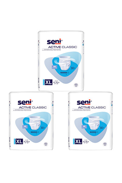 Seni 3 pachete Active Classic XL, 30 bucăți