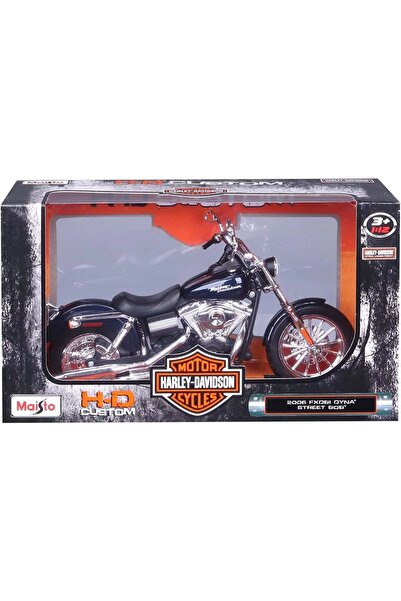 Maisto Motocicleta metalica, Maisto, Harley-Davidson, 2006 FXDBI Dyna Street ...