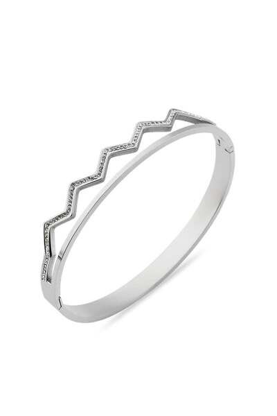 Bozhi Bracelet Stainless Steel Silver Stylish Gift Handcuffs