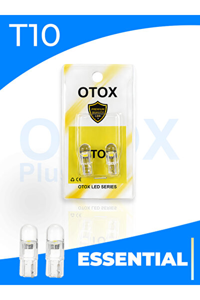 Otox T10 LED Ampul | Essential – Beyaz Işık | Araç İçi & Plaka Aydınlatma (2 ...