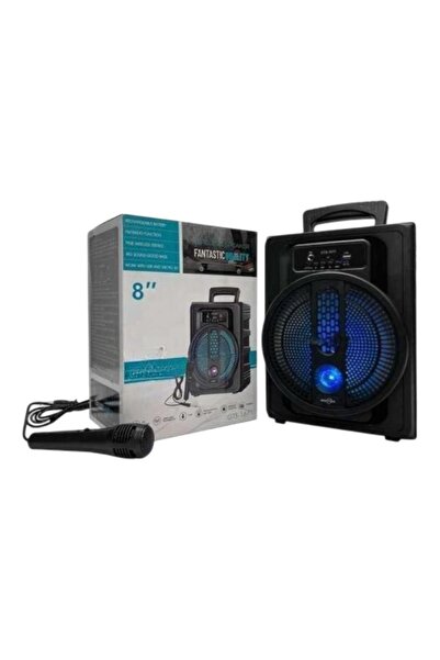 E-ANAMAG Φορητό Ηχείο GTS-1671, Ασύρματο με Bluetooth και Φώτα, Αναπαραγωγέας...