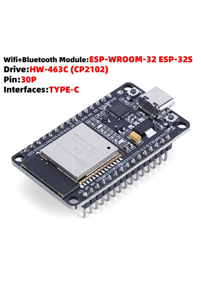 Choice6 لوحة توسعة CP2102 TYPE C 32S، وحدة NodeMCU-32S Lua بـ 30/38 دبوس، وحد...