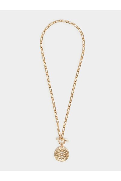Styli Gold Coin Pendant Necklace