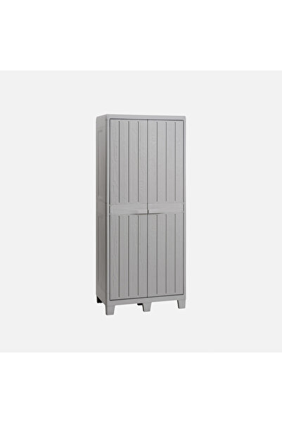 TOOMAX Florida XL 4 Raflı Plastik Dolap Gri
