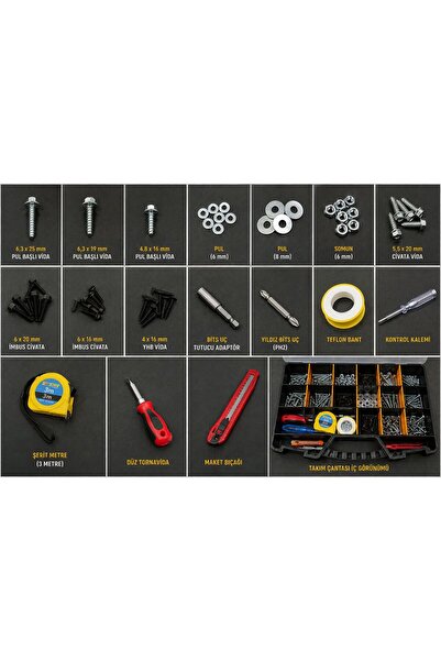MayTools KÜÇÜK BOY DOLU VİDA KUTUSU