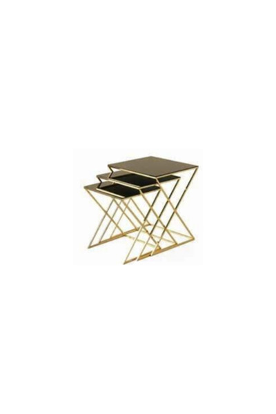 Savita Home X Zigon Bronz Cam Modern Tasarım Şık Dayanıklı Salon Mobilyası Fo...