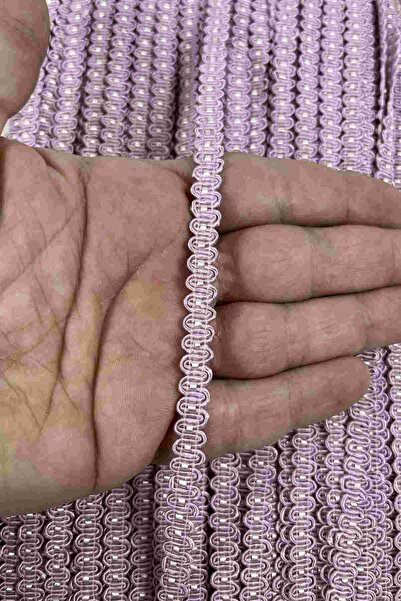 Hobigram Dried Rose White Nora Premium Chain Form Woven Decorative Ribbon – 5...