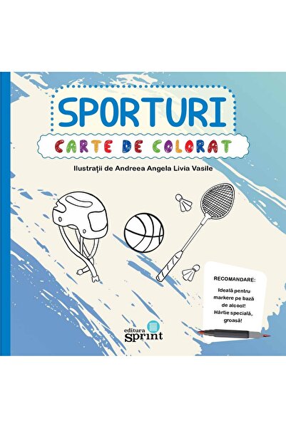 Editura Sprint Carte de colorat - Sporturi