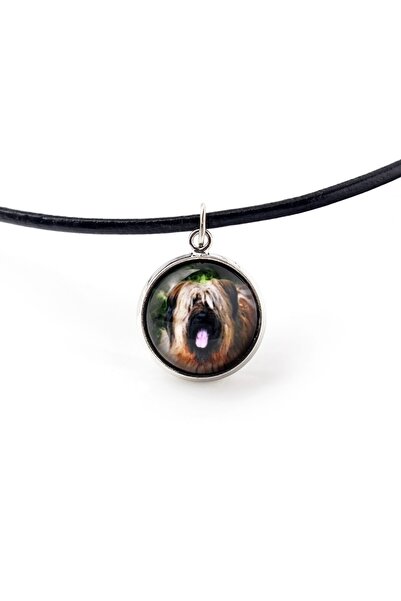 Art - Dog Briard, Berger de Brie - pandantiv pentru colier cu fotografia ta, ...