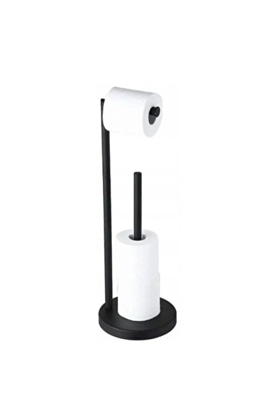 varioshop ®   Μαύρη ατσάλινη βάση χαρτιού υγείας, 55 εκ., αντιολισθητική βάση...
