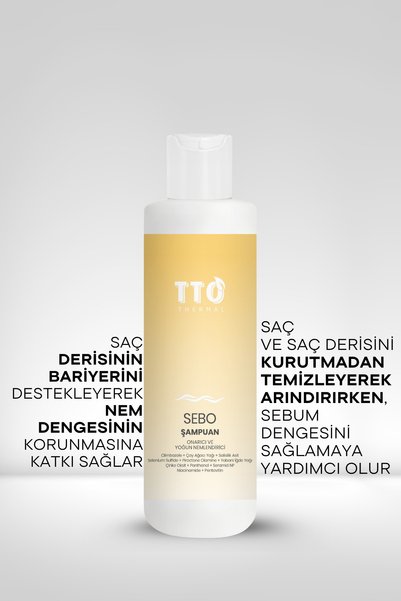 TTO Thermal Sebo Onarıcı Bakım Seti- ve Seboreik Dermatitli Ciltler İçin