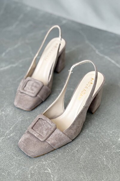 GOFFSHOES Γυναικεία παπούτσια Jine με τετράγωνη πόρπη και τακούνι - Βιζόν
