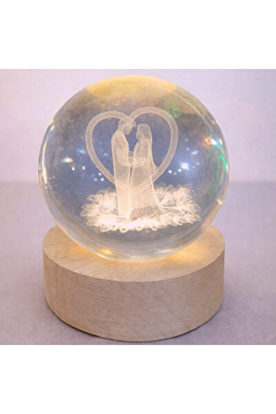 Skygo Lover Themed Glass Globe with USB