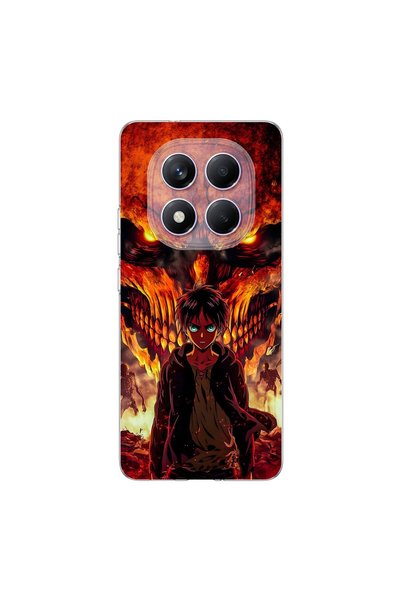 PPKin Redmi Note 14 Pro Compatible Anime 1/3 Design Transparent Case