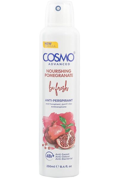 CD Cosmo Designs مزيل عرق كوزمو بيفريش للجسم مضاد للتعرق برائحة الرمان 250 مل...