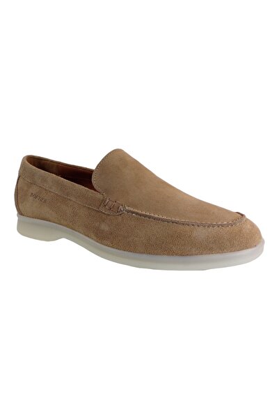 SOFTIES Ανδρικά Παπούτσια LOAFERS 6247 Μπέζ Δέρμα Καστόρι